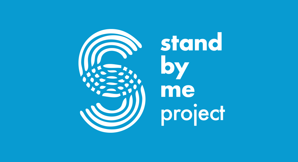 Stand by me social community project logo